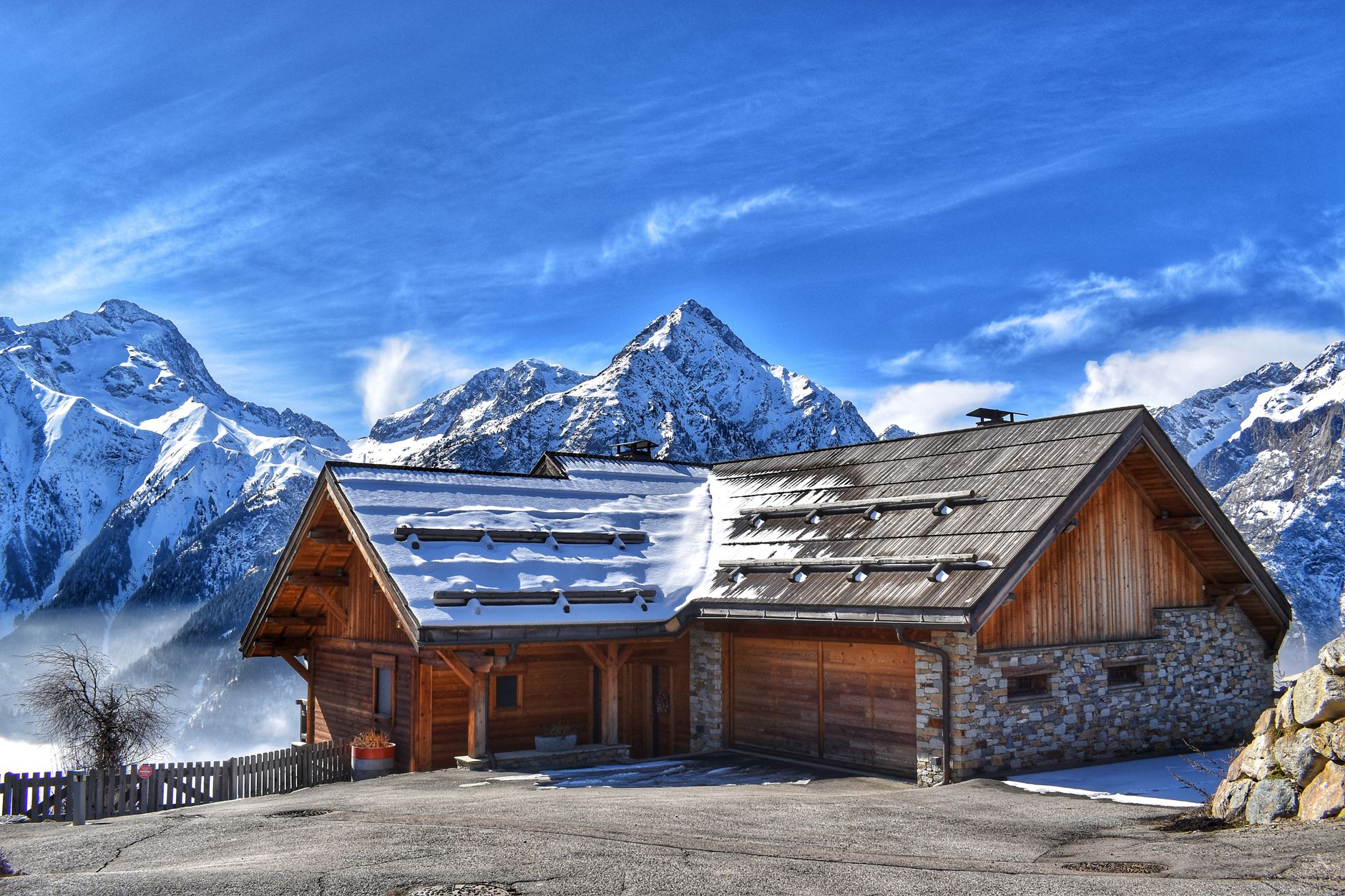 Swiss alpine chalet architecture