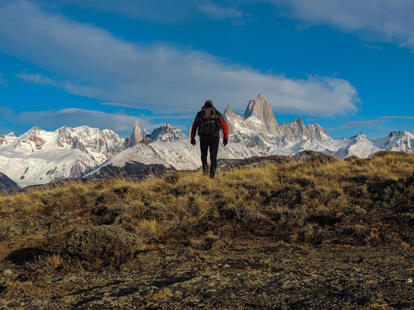 Patagonia mountain trek landscape